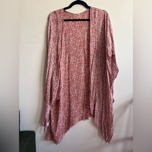 Gentle Fawn Floral red duster